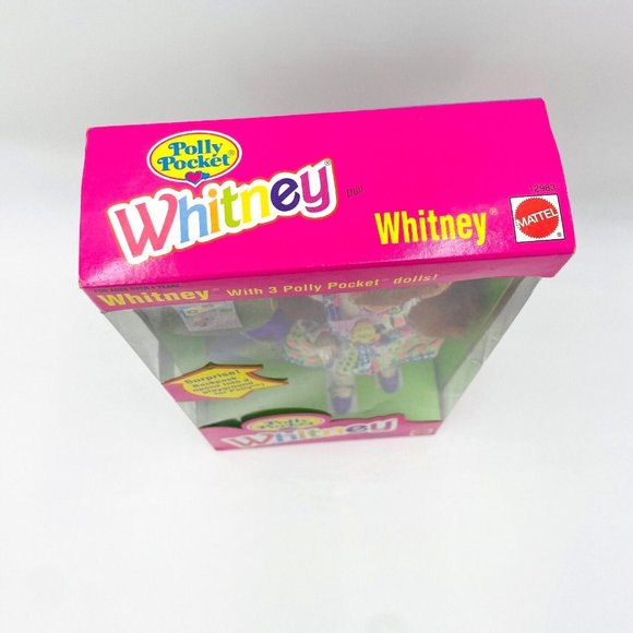 Polly Pocket Vintage 1994 RARE Whitney Barbie Doll Mattel #12983 NIB with doll - Picture 2 of 11